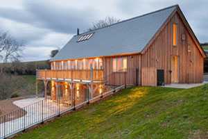 Gitcombe retreat offers accessible holidays in Devon - the exterior