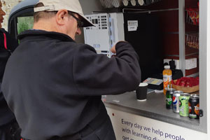 Coffee van run by learning disability charity