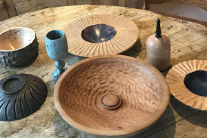 Chris Fisher took up woodturning after going blind