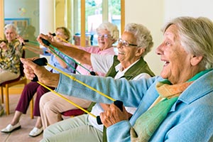 Over 65s staying fit and active