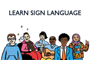 Learn sign language in animated form