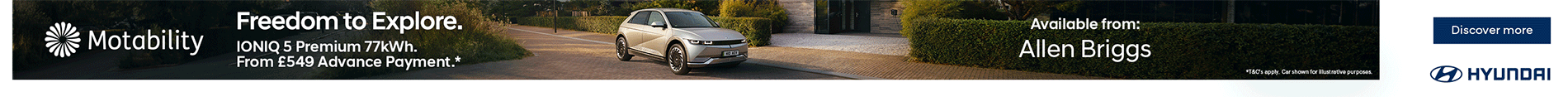 Hyundai Motability Web Banner