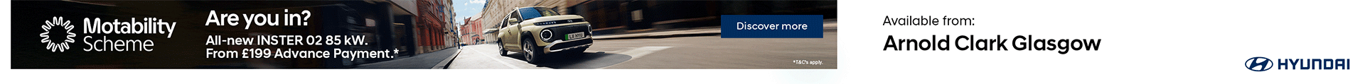 Motability Web Banner