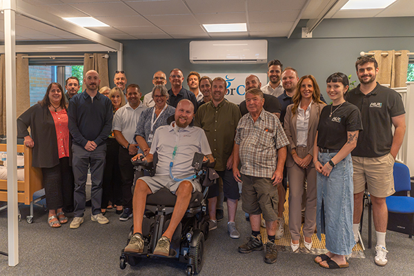 Matt Hampson OBE Opens Candor Care’s New Mobility Showroom