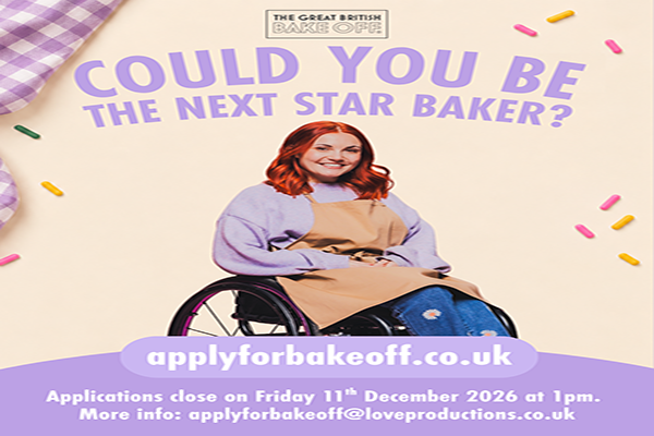 Applications for BRITISH BAKE OFF ARE NOW OPEN!